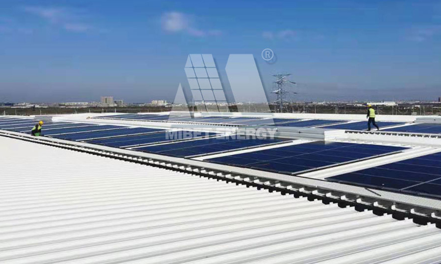 天津國家會展中心屋頂太陽能支架