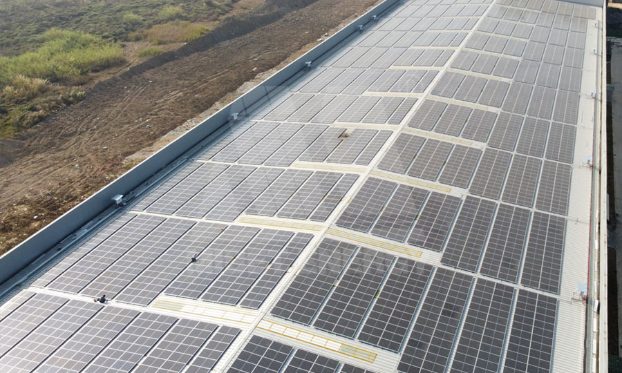 江門凱特精機屋頂彩鋼瓦項目