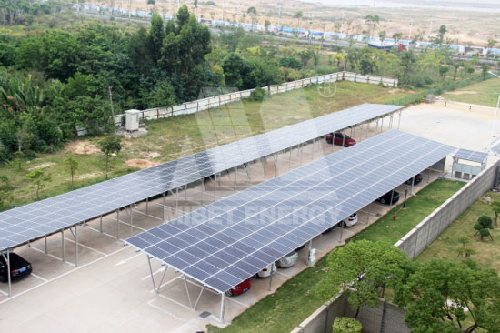 廈門長庚醫(yī)院3.8MW光伏車棚項目實例