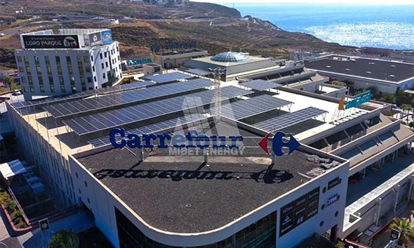 西班牙雙V型光伏車棚項(xiàng)目