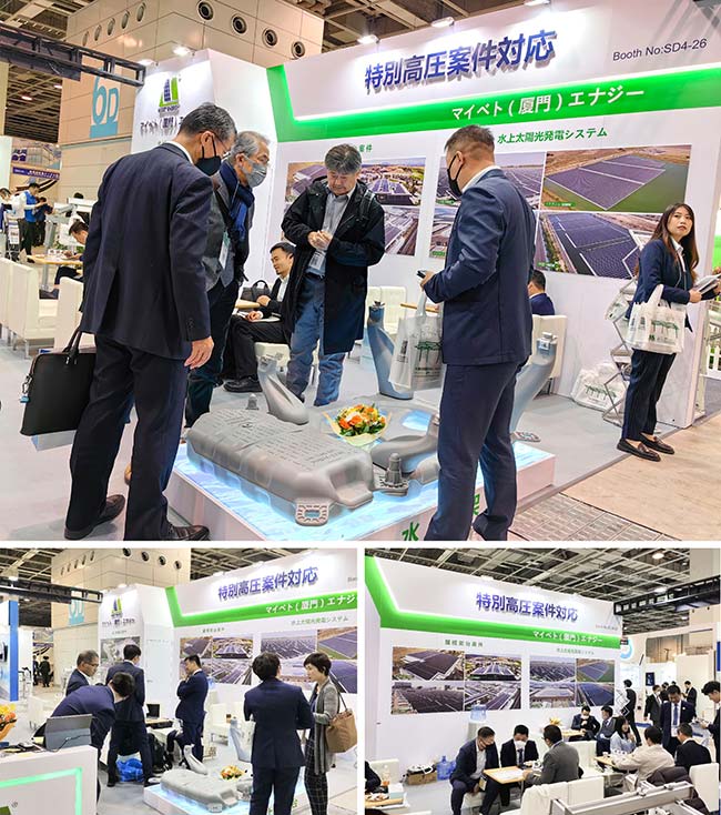 展會(huì)現(xiàn)場(chǎng)-客人參觀(guān)了解邁貝特產(chǎn)品